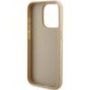 Guess Guhcp15Xpsairsd Iphone 15 Pro Max 6.7 Złoty/Gold Hardcase Saffiano Iridescent Script