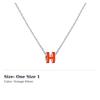 HERMES POP H Metal Necklaces Women's H147992FP1B