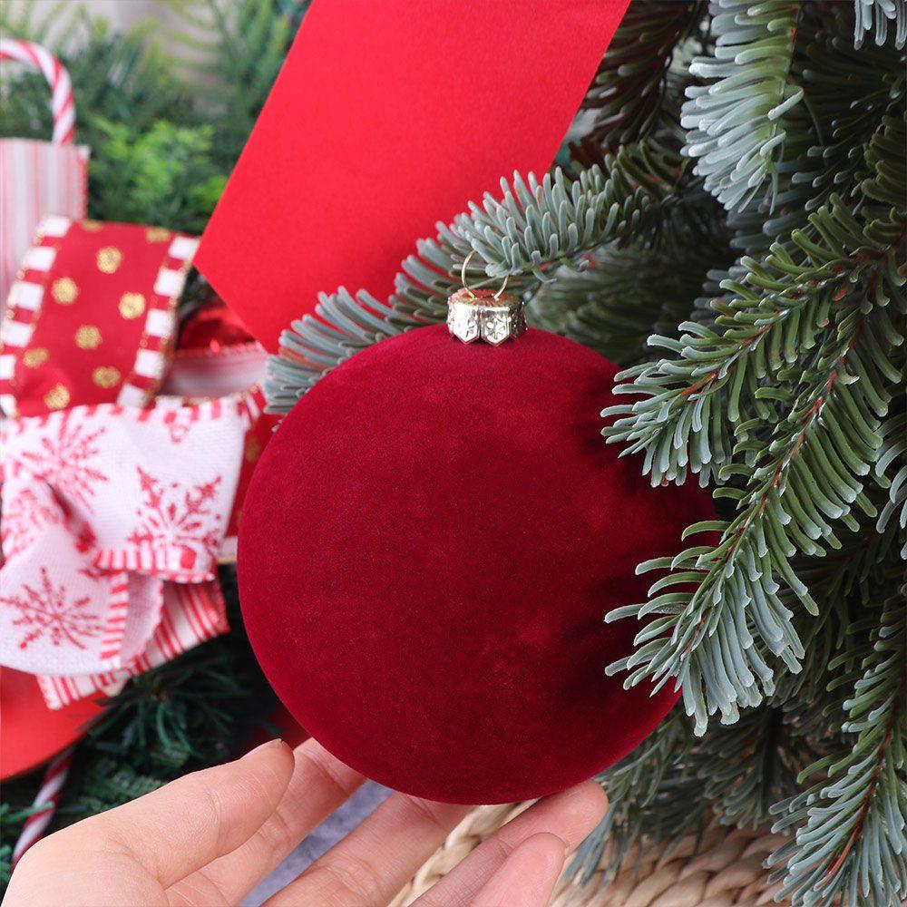Небьющиеся рождественские подвесные шары 10 см украшения для рождественской елки сувениры для вечеринки