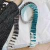 Slender And Long Y2K Striped Plush Scarf Female Niche Design Sense Hot Girl Decorated Scarf