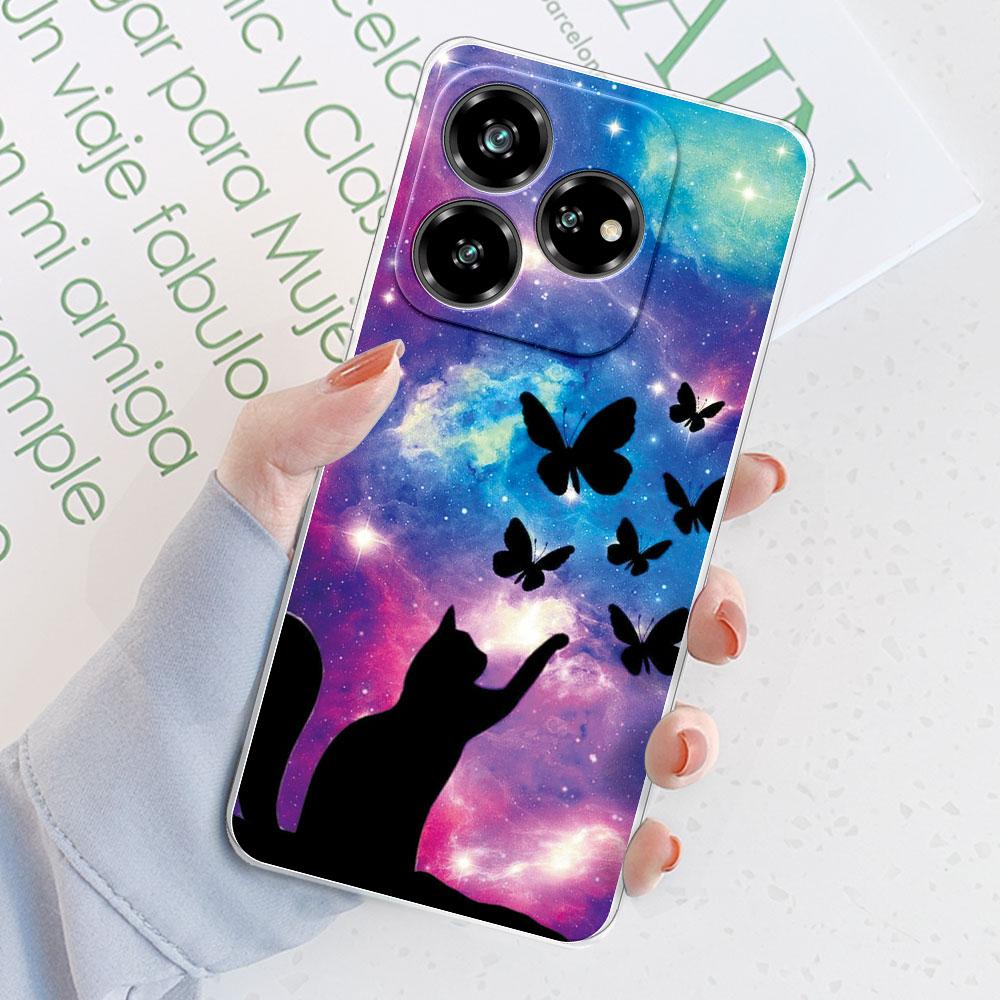 Для ZTE Axon 60 4G Чехол Задняя крышка Для ZTE Blade V60 4G Funda Ударопрочный Прозрачный Мягкий Силиконовый Чехол для Телефона для ZTE Blade V40S Coque