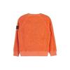 STONE ISLAND Толстовка Детская Повседневная Однотонная С круглым вырезом С длинным рукавом Детские топы Оранжевый 771660143-V0032