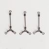 Long Leg Fishing Swivels Fishing Barrel Swivel O-Shape Fishing Connector Fishing Three Way Swivel