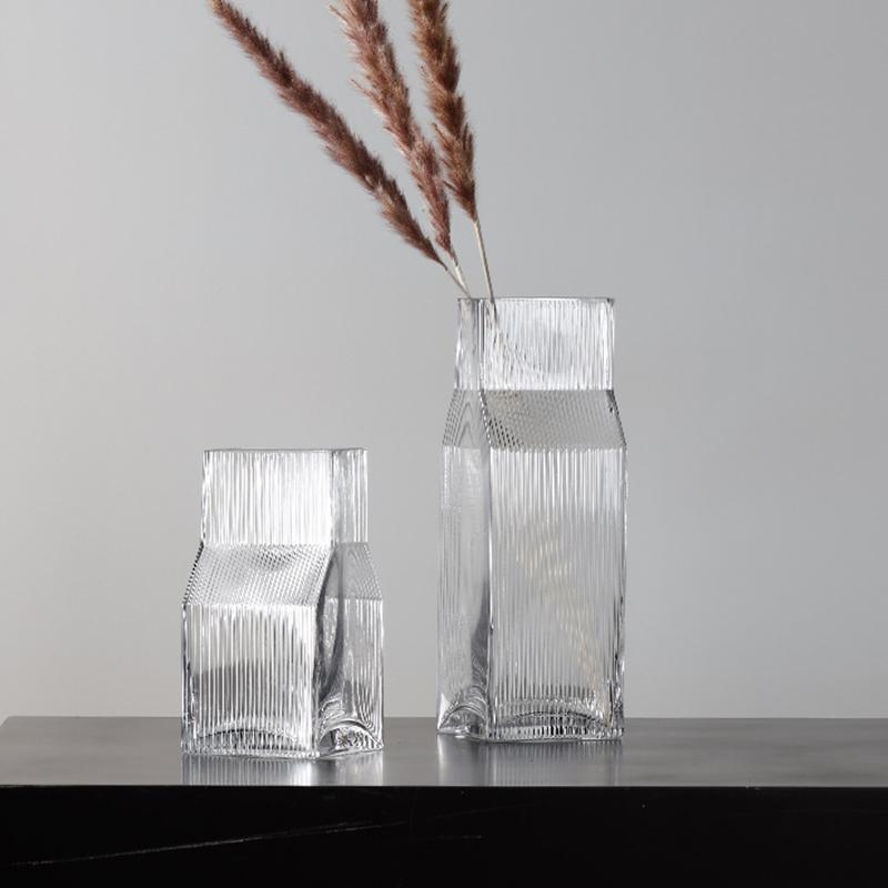 Ваза Стеклянная ваза Украшение дома Украшения Цветочная композиция Ваза для цветов
