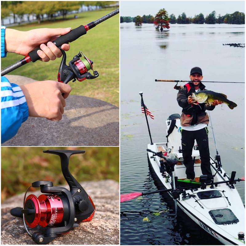 SOUGAYILANG Рыболовная катушка с передаточным отношением 5.2: 1