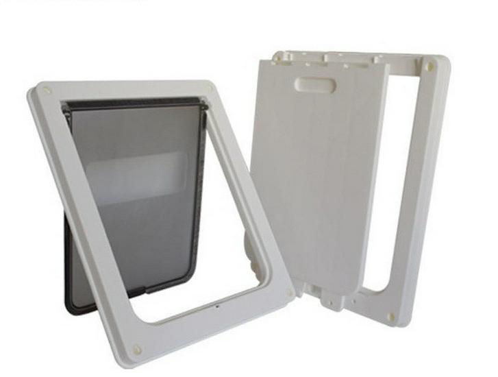 Дверь для домашних кошек и собак: Контролируемый вход/выход для домов и клеток, деревянный дизайн