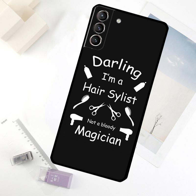 Чехол для телефона парикмахера для Samsung Galaxy S24 FE S23 Ultra S21 S22 S25 Ultra S9 S10 Plus S20 FE