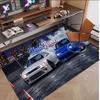 Other Similar Designs Theme Soft Crystal Velvet Rug Custom Name & Text Print Non Slip Floor Rug for Bedroom Living Room