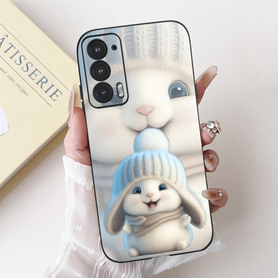 Для телефона Edge 20 20Pro 20Lite Чехол Для Motorola Edge 20 Pro Чехол Силиконовый Роскошный Модный Любовь Милый Кот Девушка Забавный Крутой Расписной