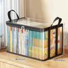 Waterproof Book Protector For Moving Reinforced Handles For Easy Portability Home/office Bookshelf Tidying