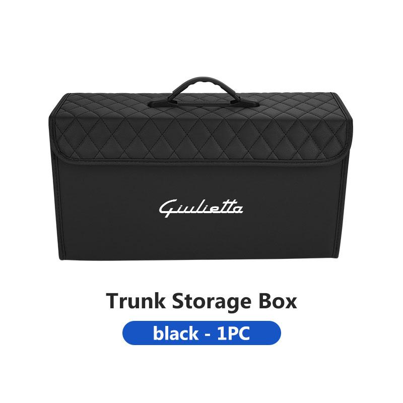 Car Organizer Trunk Storage Box Stowing Tidying Container Bag For Alfa Romeo GT Stelvio F1 Brera Volante Tonale Gloria Disco duw753