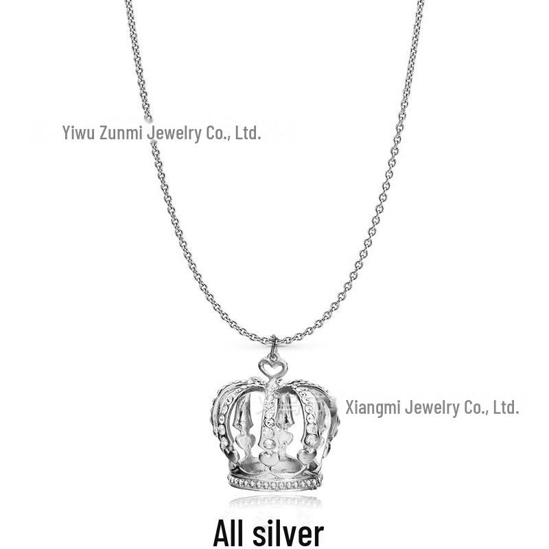 Crown Rhinestone Fashion Keychain Pendant for Bags, Cars, and Clothing