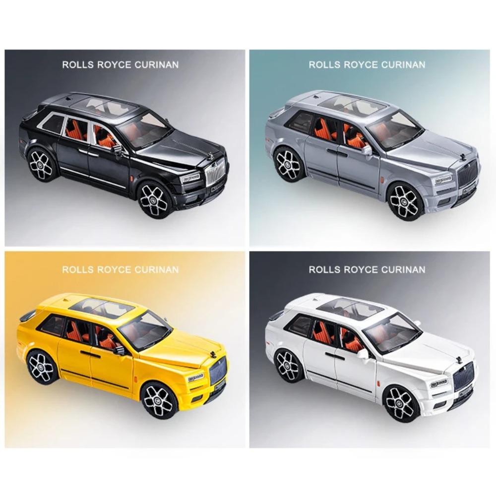 1/20 Внедорожник Rolls Royce Cullinan Модель автомобиля из сплава Звук и свет Симуляция Украшение автомобиля Коллекция Детская игрушка Подарок