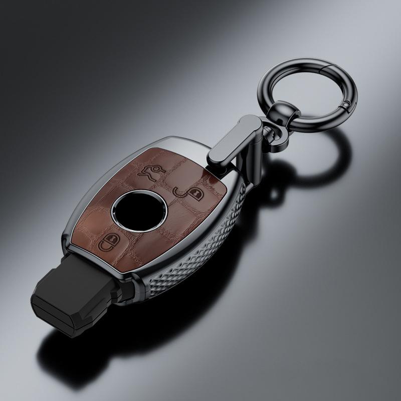 Plastic Car Key Case Remote Cover Shell Holder Keyring for Mercedes Benz A B C E S Class S400L CLA CLS GLC GLE GLS EQE EQS GLA