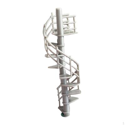 Модель лестницы масштаба 1/64 Миниатюрная лестница Мебель DIY Украшение Сцена Диорама Дисплей