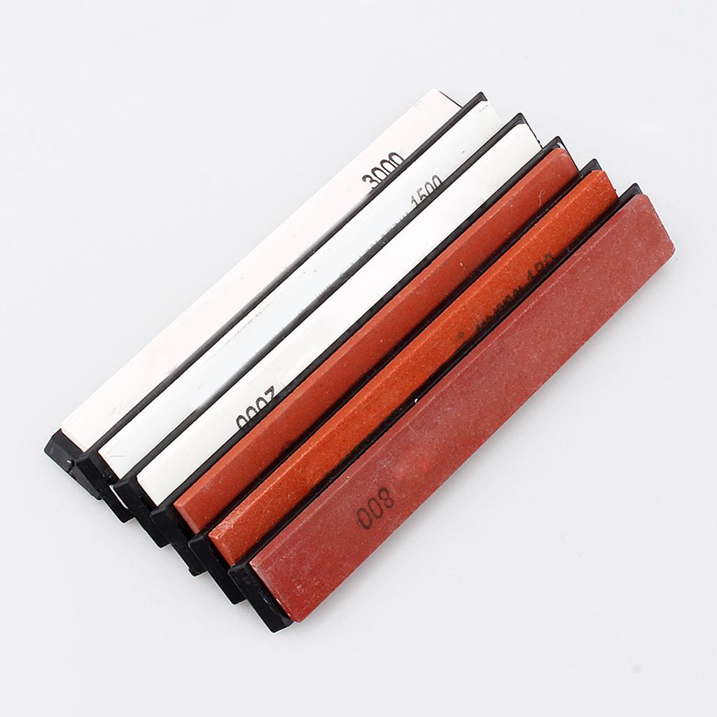 Набор из 6 штук Точильные камни Набор точильных камней Зернистость 180# 400# 800# 1500# 2000# 3000# для кухни