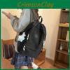 Pointed Star Five Pendant Bookbag Large Capacity Breathable Straps Bags School