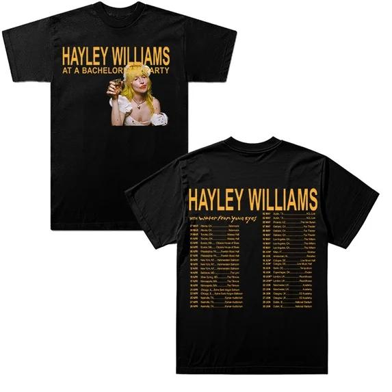 Hayley Williams 2026 Tour Merch Summer Unisex Shortsleeved Tshirt Fashion Y2K Printed Casual Stylish Design Tee
