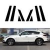 Для Infiniti QX55 QX50 2014-2023 окна автомобиля столбы двери отделка крышки наклейки украшения глянцевый черный