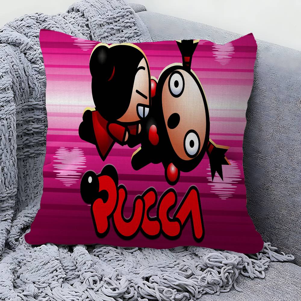 Маленькая мультяшная наволочка P-Pucca Подушка Декоративная подушка для дивана Домашний декор Наволочка