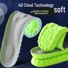 4D Cloud Technology Sports Insoles - Breathable, Odor-Resistant Arch Support for Men & Women