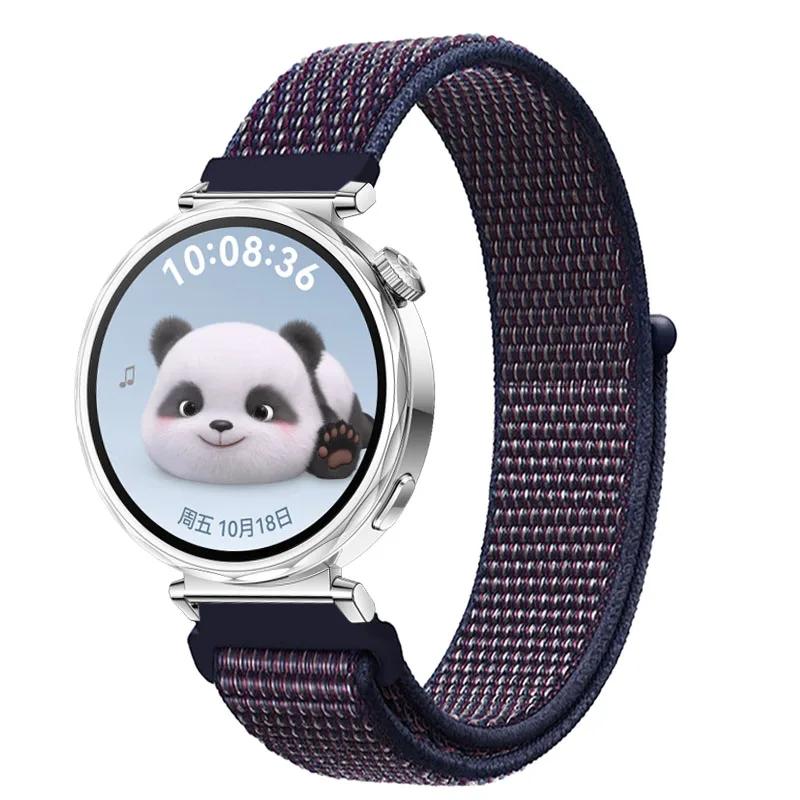 18-мм нейлоновый ремешок для Huawei Watch GT5 Pro 42 мм Дышащий браслет для Huawei Watch GT5/GT4 41 мм Спортивный браслет Аксессуары