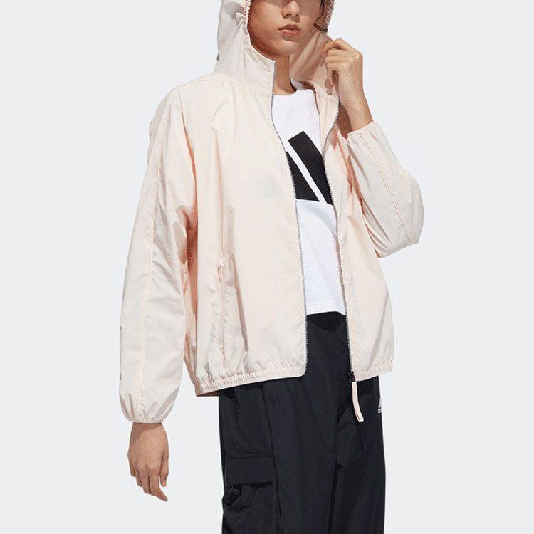adidas Куртки Женские Розовые С капюшоном Умеренные Другое GP0668
