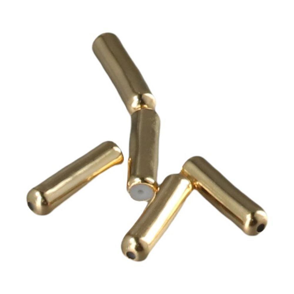 Gold Brooch Pins Stopper Metal Jewelry DIY Accessories Rubber Hat Pin For Women