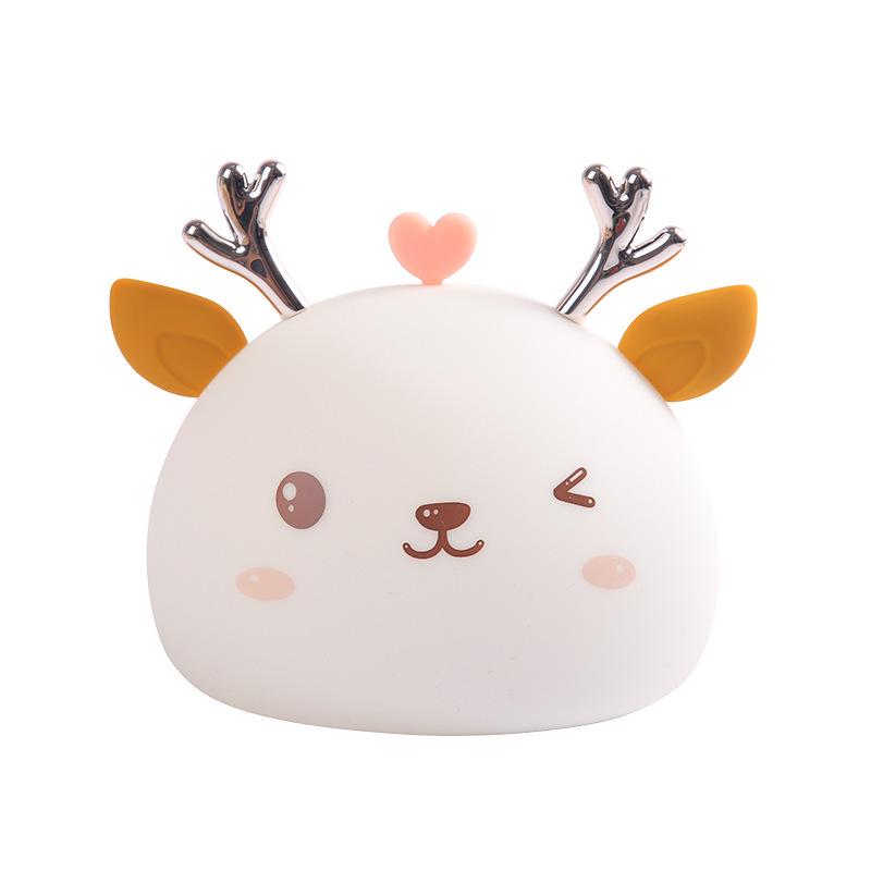 Мягкий силиконовый светодиодный прикроватный ночник: Защита глаз и помощь для сна