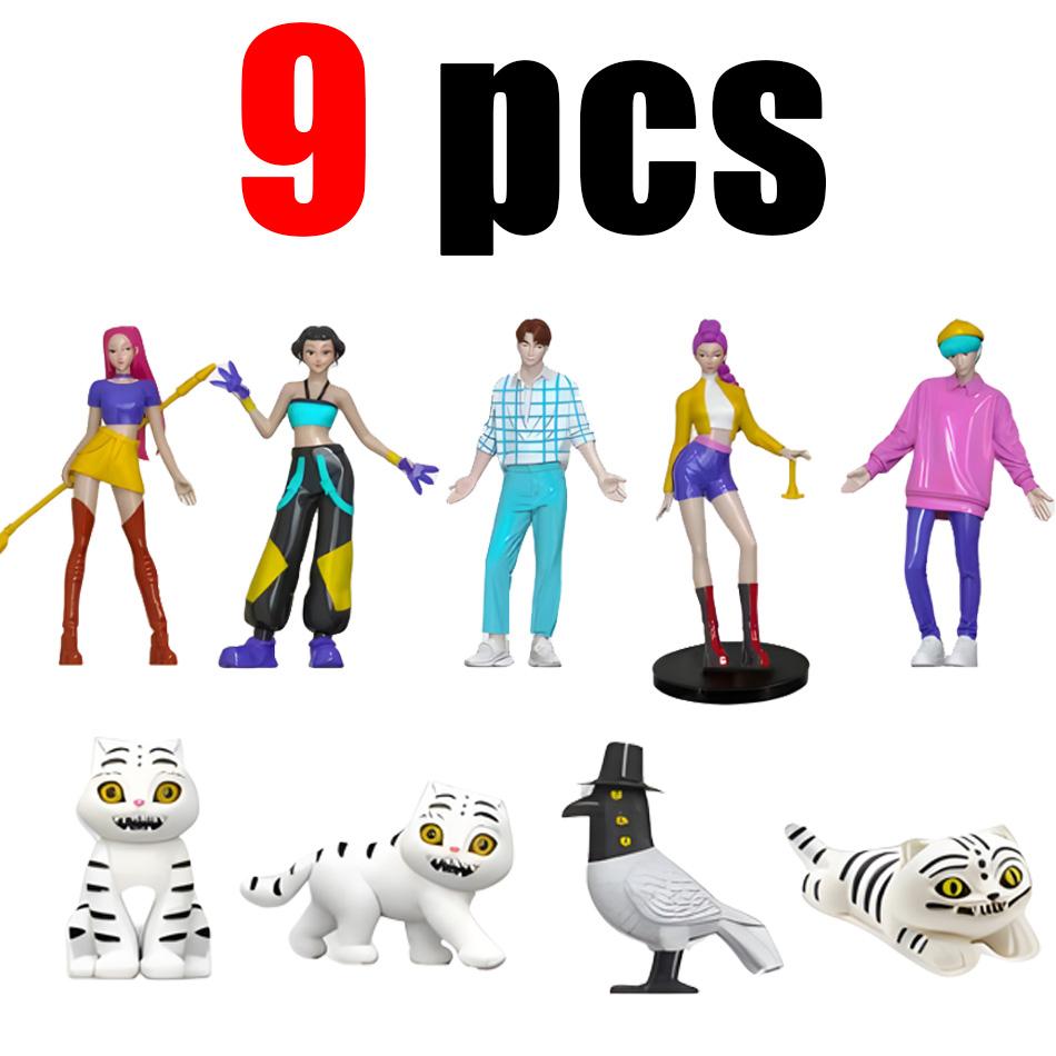 Набор фигурок охотников на демонов Коллекционные мягкие игрушки Derpy Tiger Rumi Mira Zoey Sussy Dolls - 5/7/12 шт. Подарок для фанатов