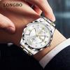 Модные водонепроницаемые классические наручные часы Longbo для мужчин