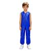 Kids Boys Girls Adaptive Jumpsuit Water Resistant Diaper Cover Bodysuit Sleeveless Zip-up Elastic Leg Opening Rompers for Pool Beach Swim