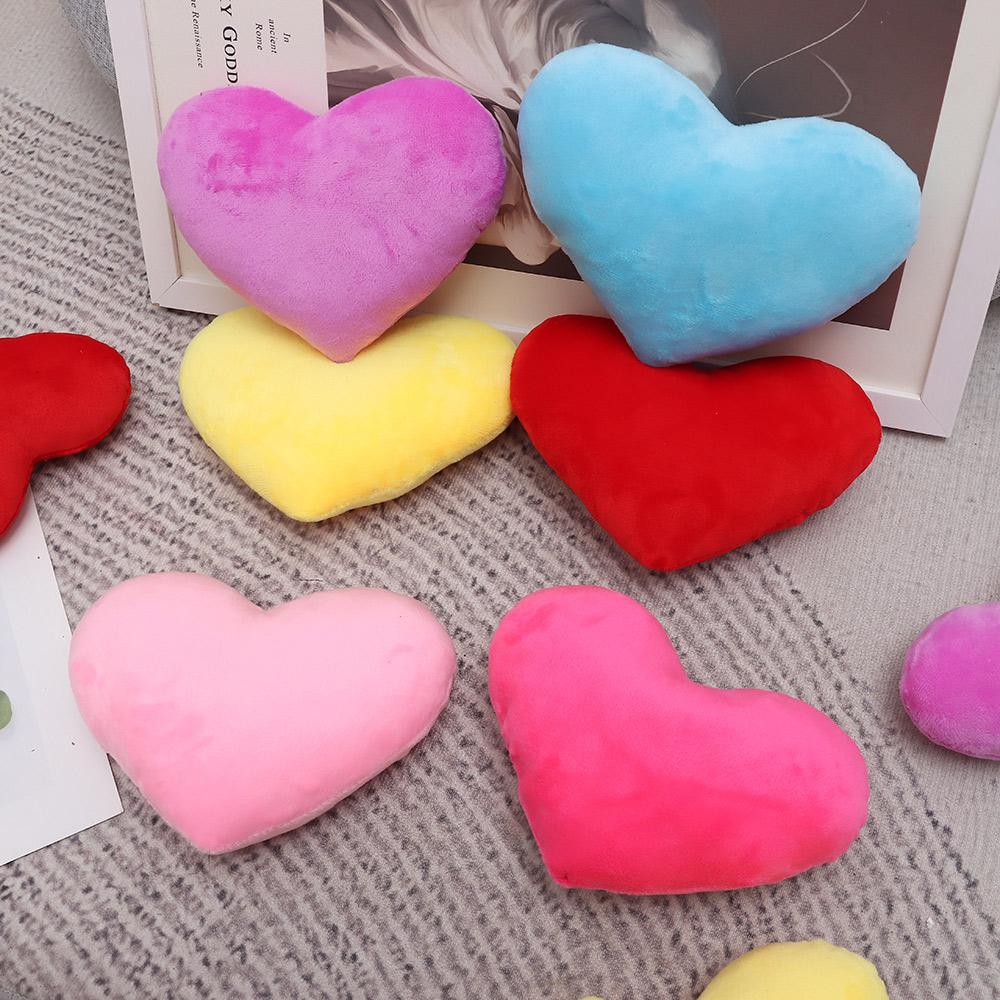Pink Color Valentines Day for Birthday Heart Plush Pillow Stuffed Pillow Soft Pillow Heart Shape