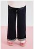 Girls' Split Denim Wide Leg Pants