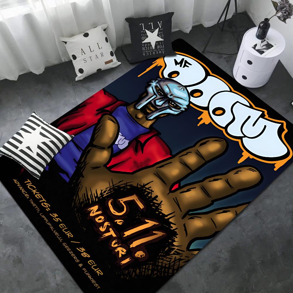 MF DOOM Коврики для комнаты Противоскользящие Впитывающие воду Длинный коврик-подушка Коврик для спальни Приветственный придверный коврик