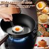 Stainless Steel Fried Egg Mold Set with Various Shapes Non Stick Heat-resistant Silicone Handle Fried Egg Ring Mold