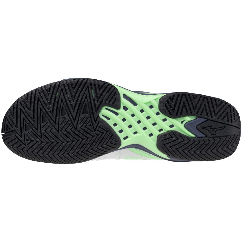 Tennis Shoes Wave Exceed Tour 6 AC All Court Club Activities Lightweight Game Court Soft White X Mint X Navy Cm 2E [Mizuno] 28.0