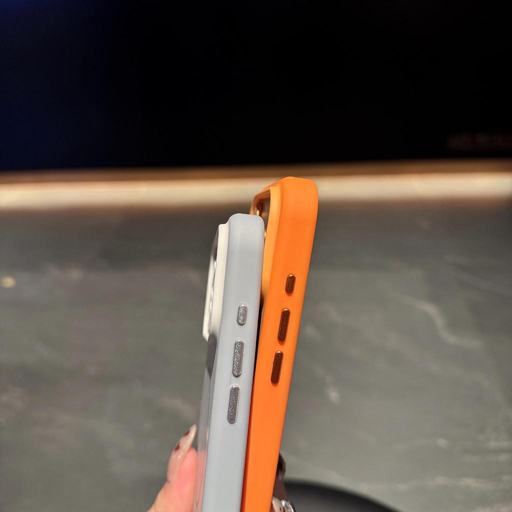 Color-Block Magnetic Phone Case for iPhone 17 Pro Max, Drop-Proof and Protective for iPhone 14-16.