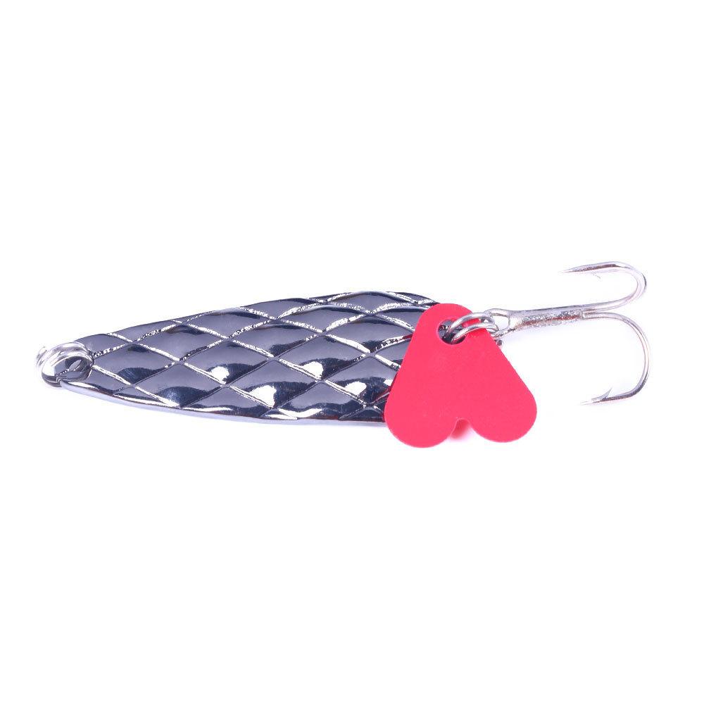 Metallic sequin lure with pineapple pattern4.5cm9g6Small hook specifically designed for catching smallmouth bass, suitable for b