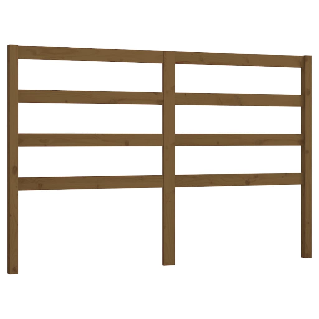 Headboard Honey Brown 166 x 4 x 100 cm Solid Pine Wood