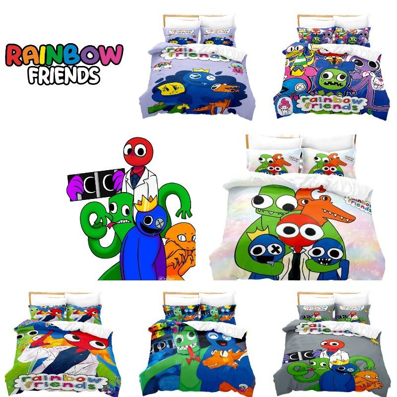 Очаровательный комплект постельного белья Rainbow Friends Добавьте немного очарования в свою комнату