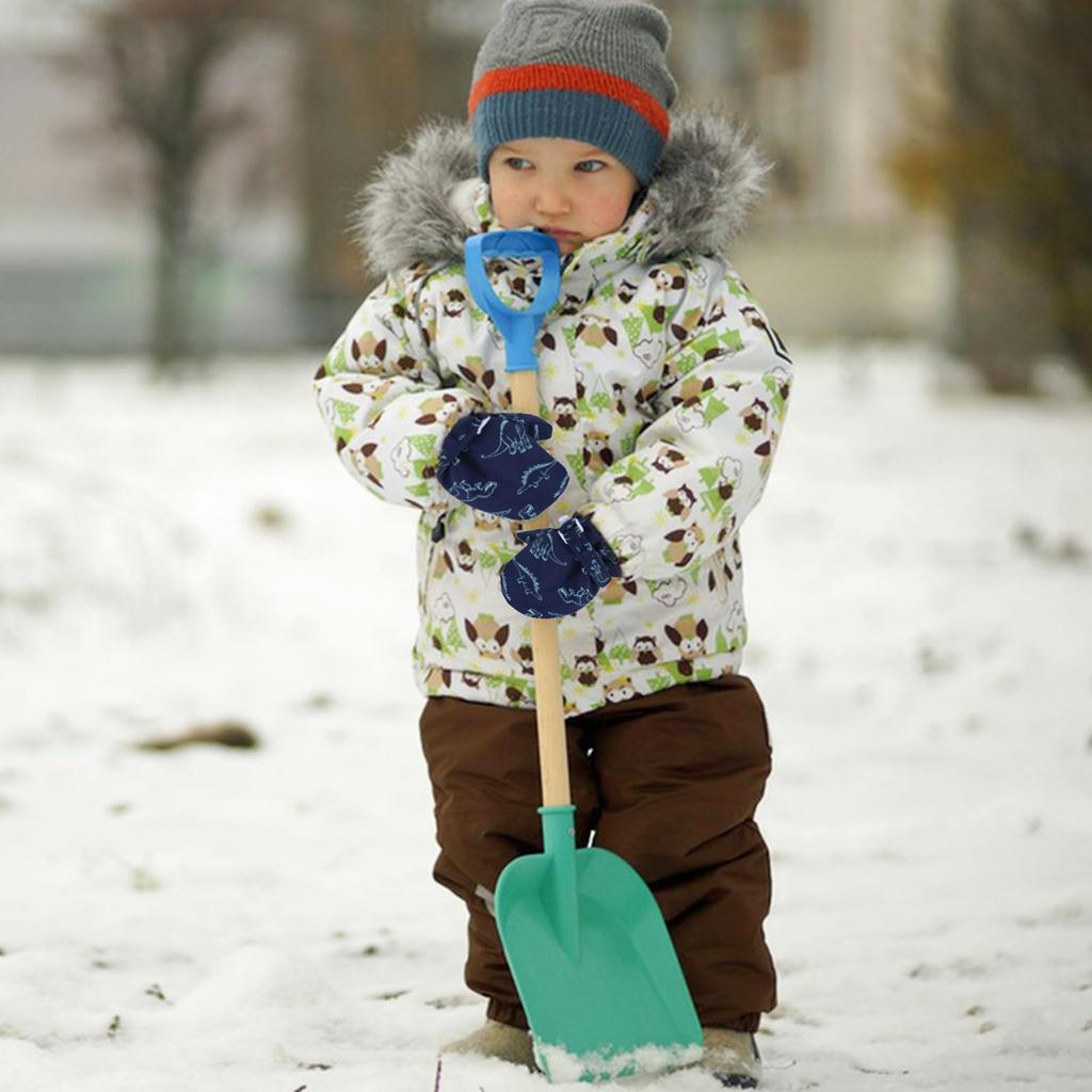 Милые Детские Варежки-Динозавры Водонепроницаемые и Идеальны для Снега Варежки для Мальчиков и Идеальны для Сохранения Тепла и Идеальны для Улицы и для Разных Возрастов
