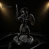 Настольные декоративные украшения 3D-печатная статуэтка женщины-гладиатора, Фигурка спартанской женщины-воина с крутой броней и щитом, Историческое украшение