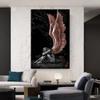 Абстрактные плакаты и принты «Дьявол и ангел» «Девушка с крыльями», холст, картина, настенные художественные картины для гостиной, украшения дома