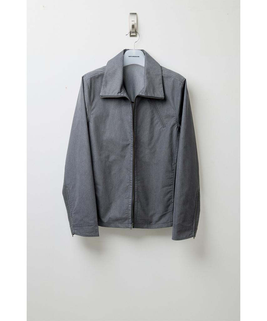 HATCHINGROOM Funnel Neck Jacket Gray