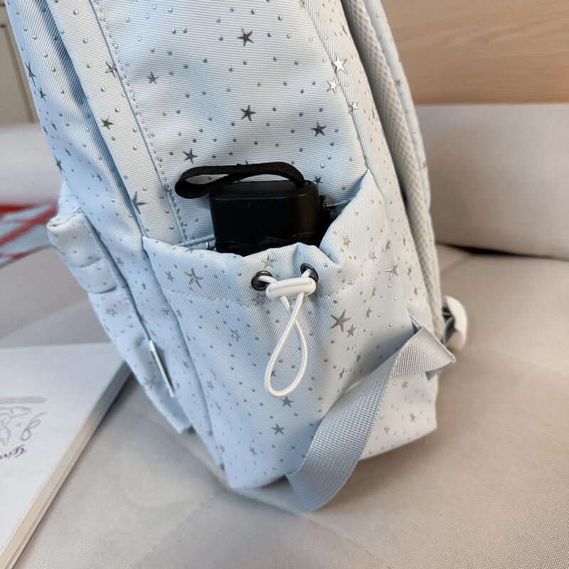 Студенческий школьный рюкзак с принтом звезд, женский дорожный легкий рюкзак