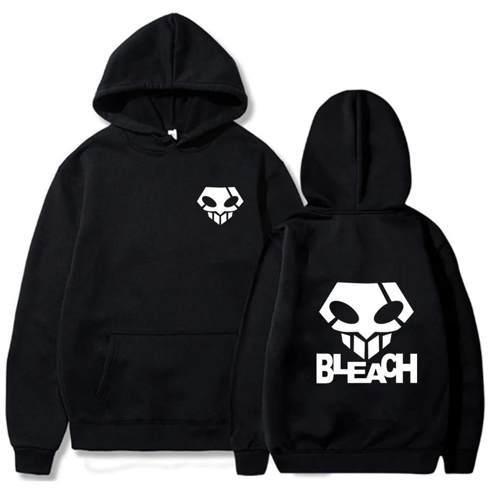 2025 new BLEACH hoodie men's and women's long sleeved pullover unisex cool casual street wear Y2K street fashion warm hoodie