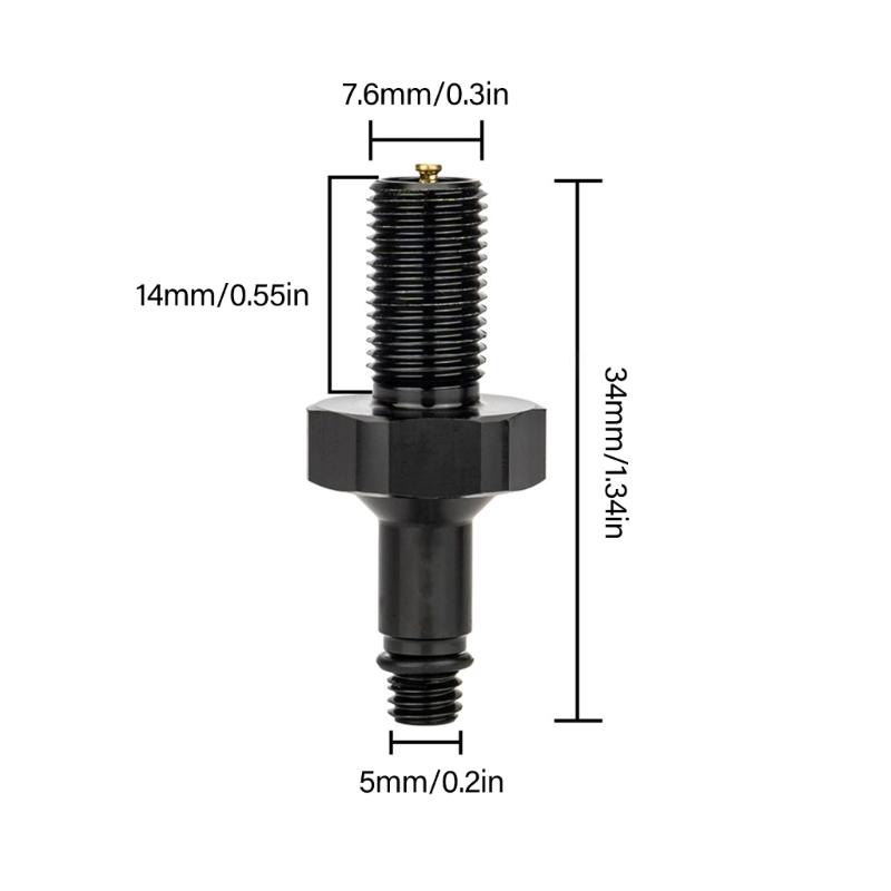 Light weight Air Valves Adapters Versatiles Air Valves Quickly Connector for Suspension Service