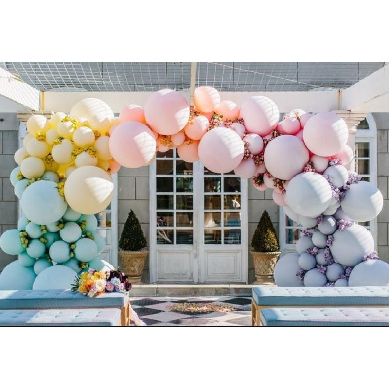 100 шт./компл., 10 дюймов, утолщенные воздушные шары на день рождения, 2,2 г, вечерние украшения, свадебные украшения, конфеты, макаронные шары, бесплатно