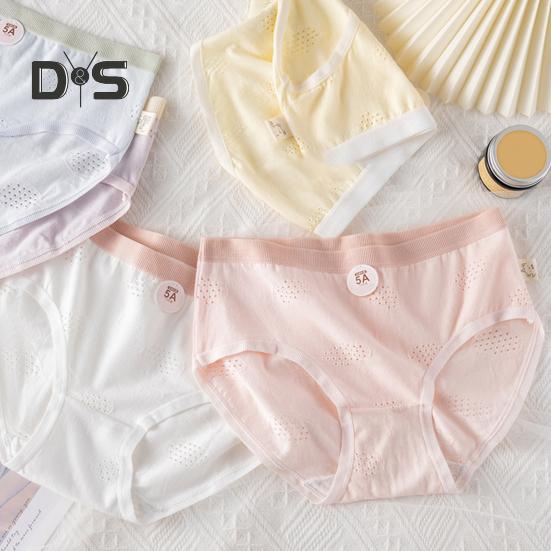 Трусики для школьников, бесшовные, со средней талией, с высокой эластичностью, с отверстиями, с хорошей воздухопроницаемостью, однотонные, облегающие, тонкие, повседневные, спортивные трусы для женщин